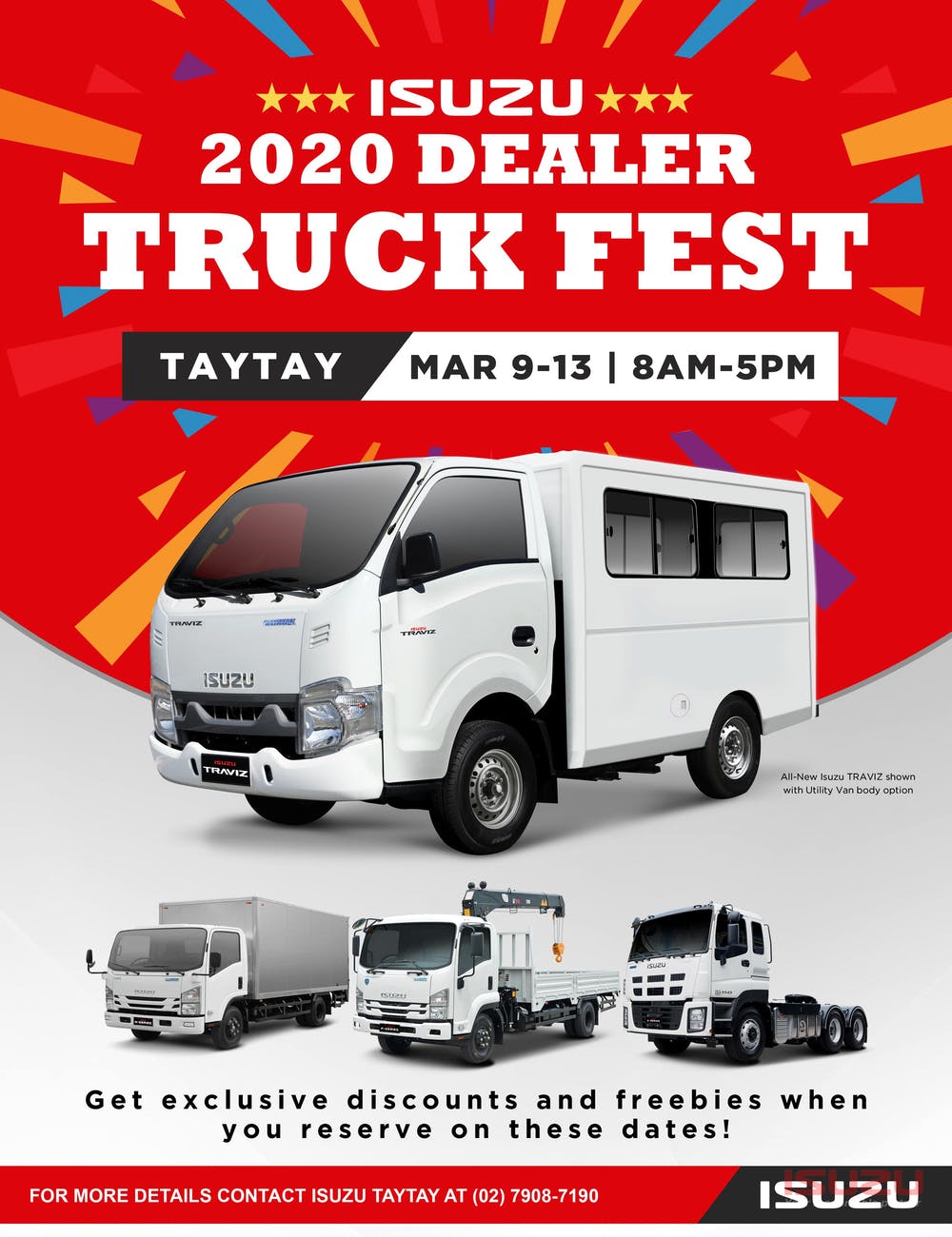 Isuzu truck fest banner